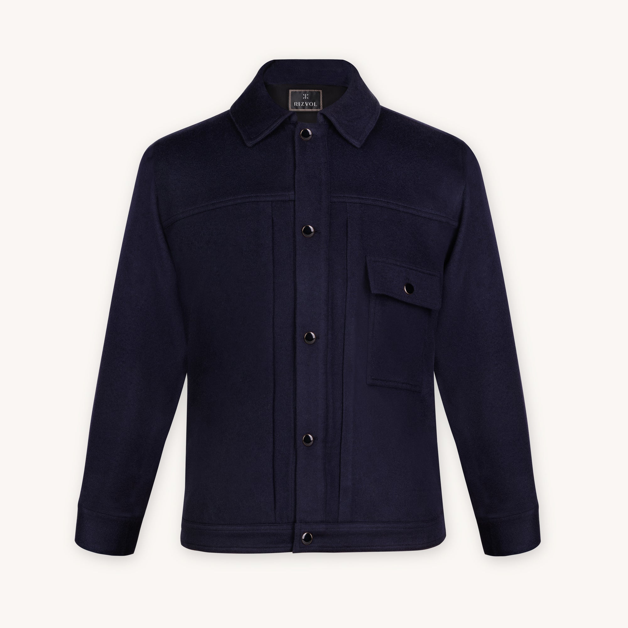 Symphonia Wool-Cashmere Jacket in Cloister Blue