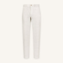 Light Sand Italian Wool-Silk Trousers