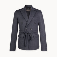 Concerto Cashmere Blazer in Stone Grey