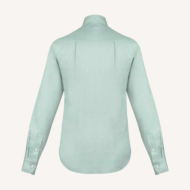 Fern Green Linen Shirt