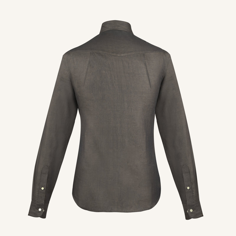 Olive Mist Linen Shirt