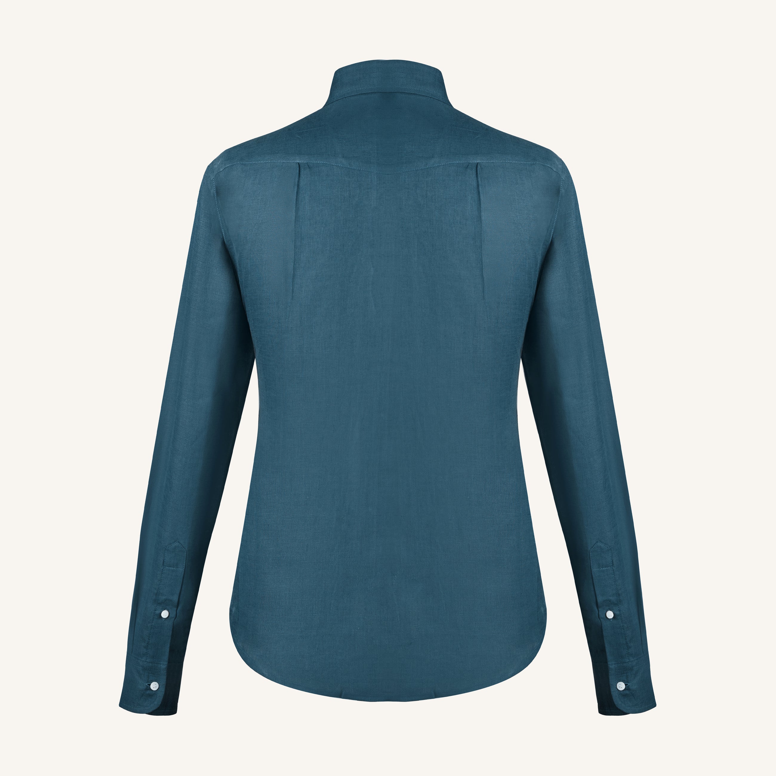 Teal Harbour Linen Shirt