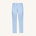 Amalfi Blue Tapered Linen Pants