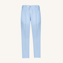 Amalfi Blue Tapered Linen Pants