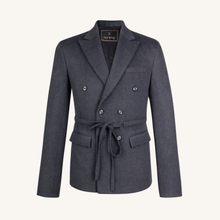 Concerto Cashmere Blazer in Stone Grey