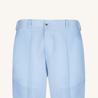 Amalfi Blue Tapered Linen Pants