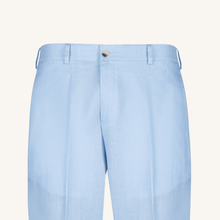 Amalfi Blue Tapered Linen Pants