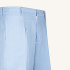 Amalfi Blue Tapered Linen Pants