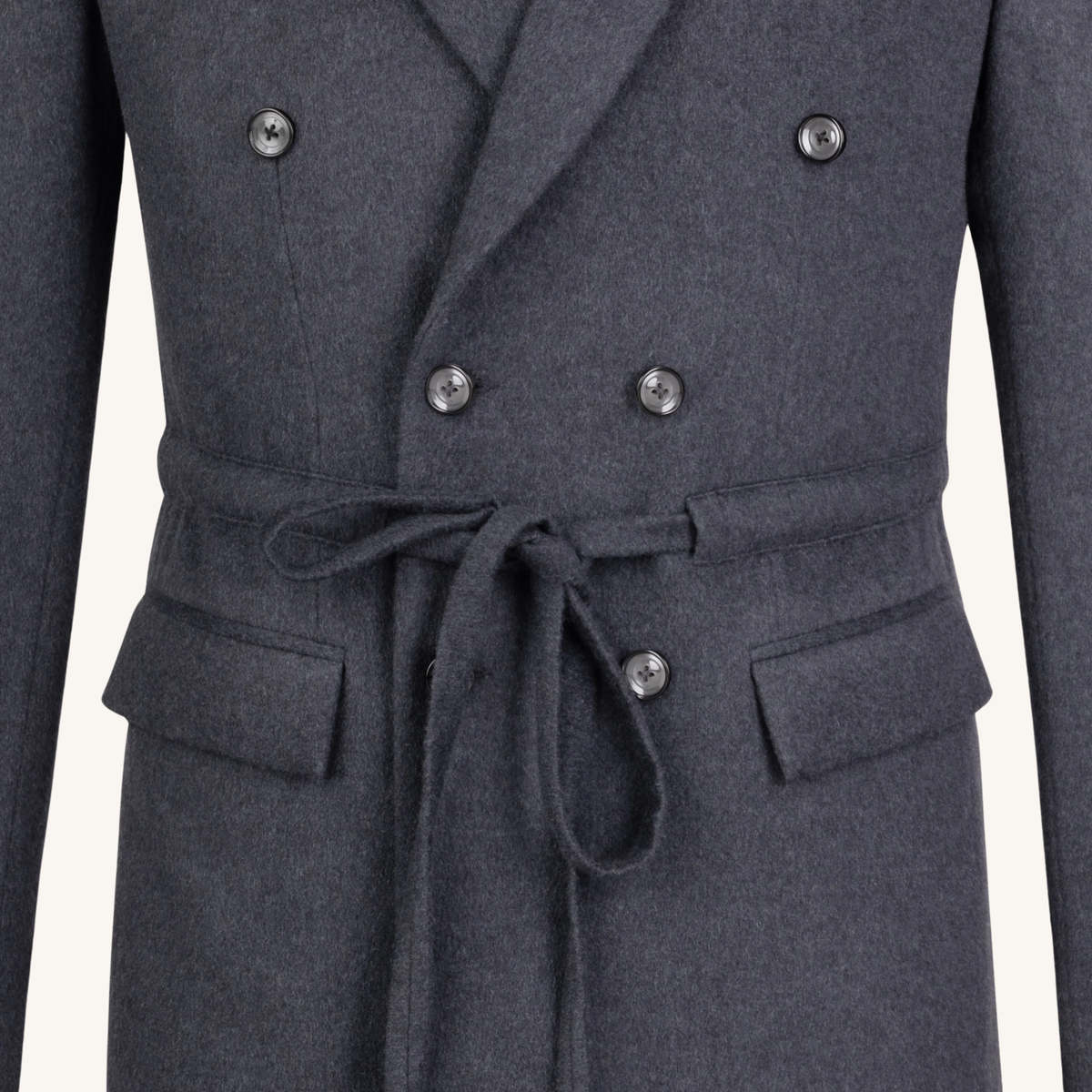Concerto Cashmere Blazer in Stone Grey