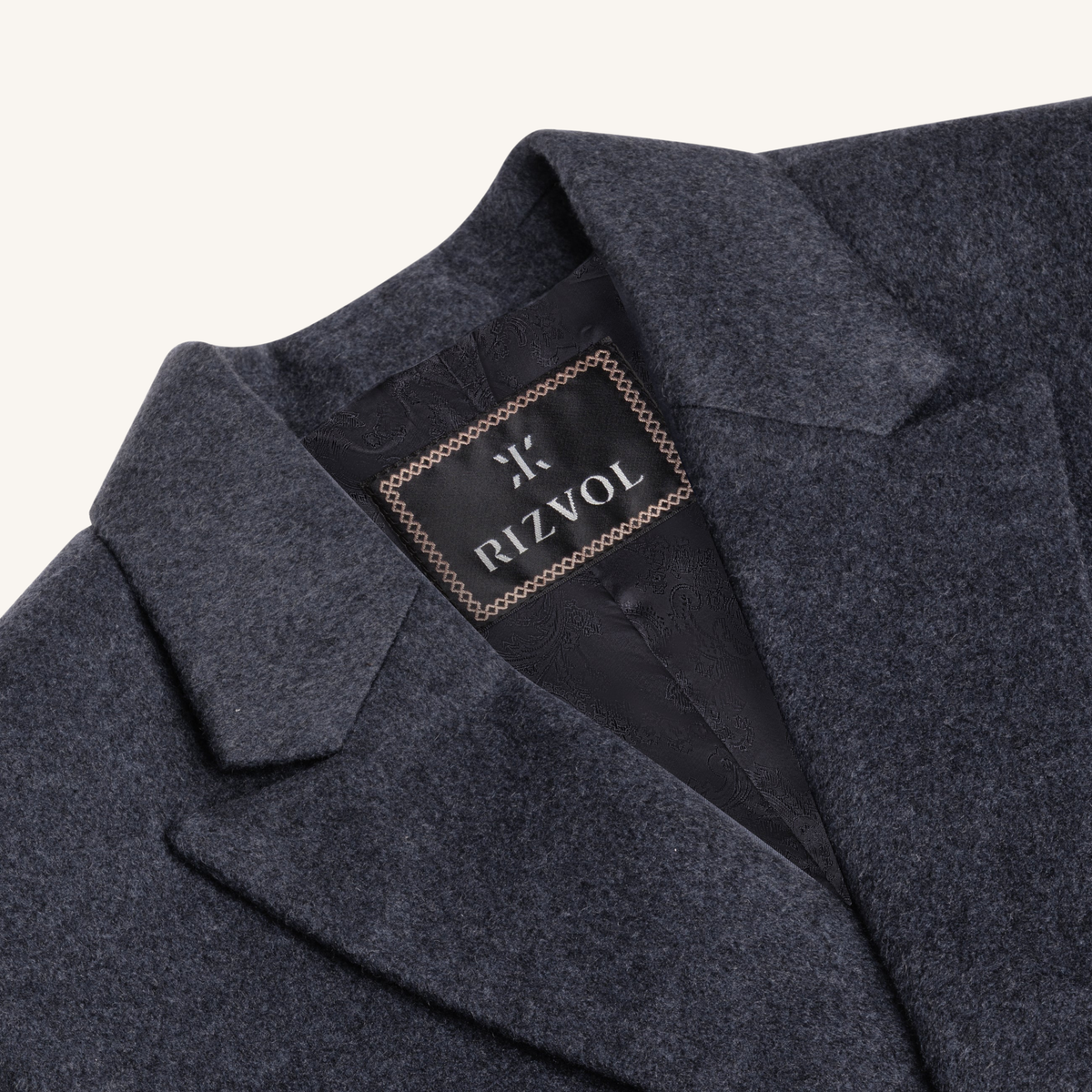 Concerto Cashmere Blazer in Stone Grey