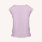 Sera Italian Lino Top in Pink Dust