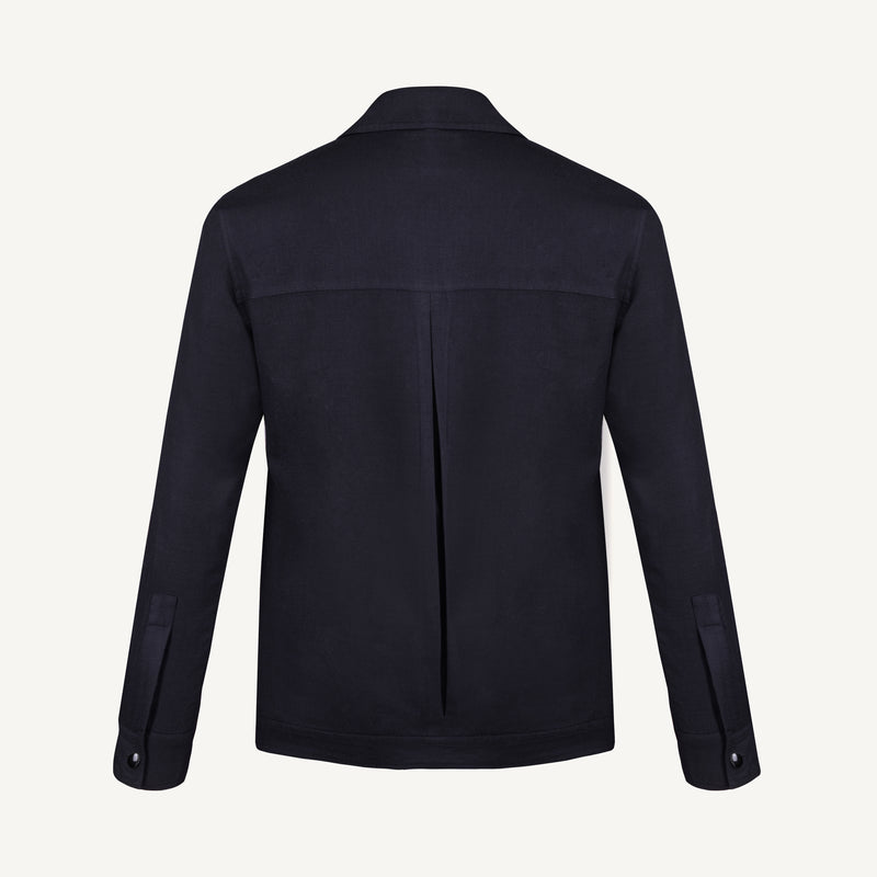 Symphonia Wool-Cashmere Jacket in Cloister Blue