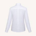 Alba Linen Shirt in Milkstone