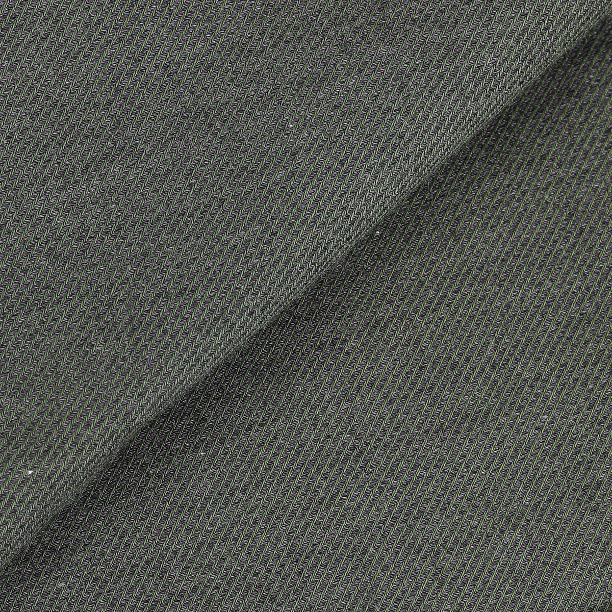 Balmorial Cotton Cashmere Shirt in Forest Olive