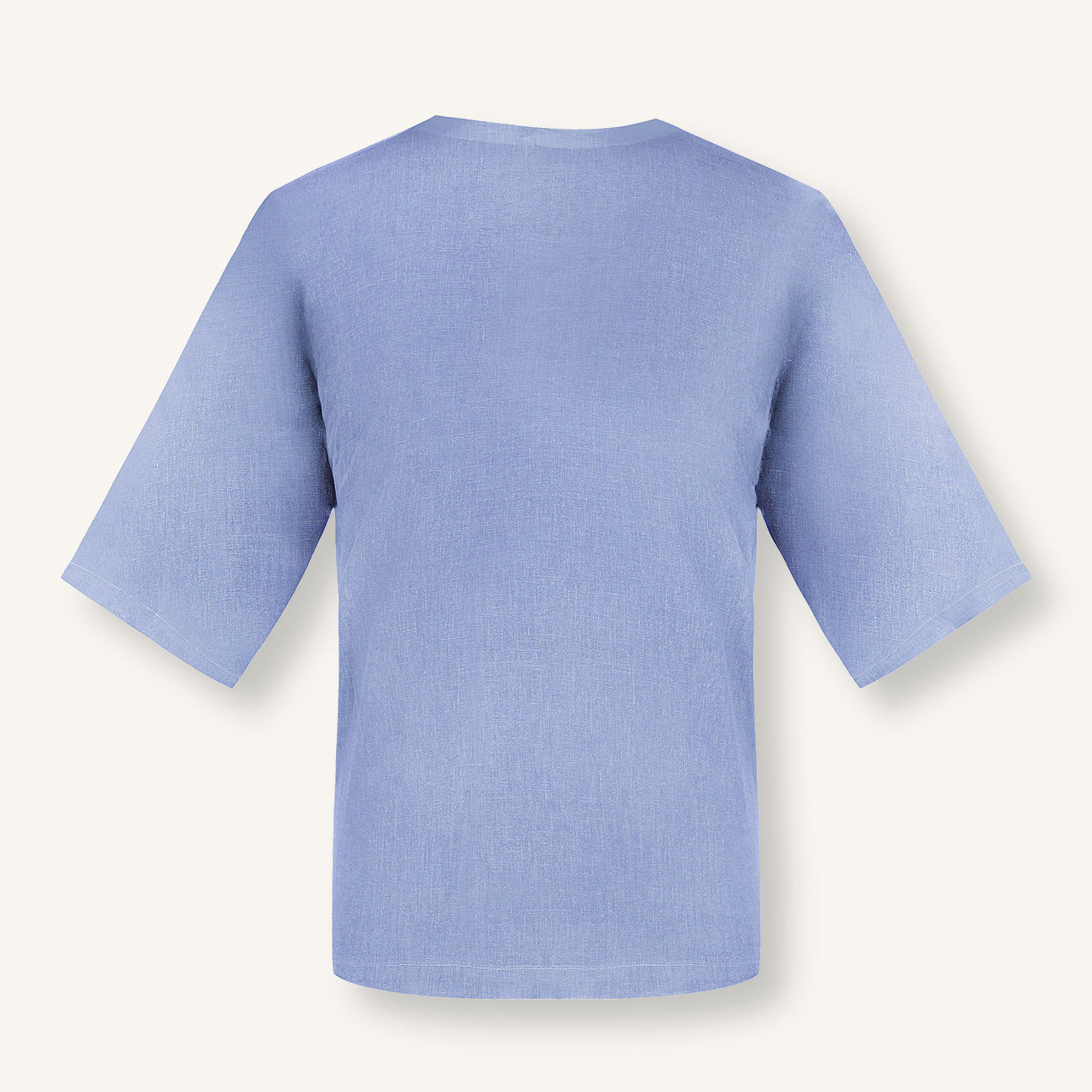 Woman's Stillwater Lilac Linen T-Shirt 34