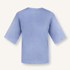 Woman's Stillwater Lilac Linen T-Shirt 34