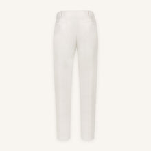 Light Sand Italian Wool-Silk Trousers