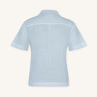 Glacier Blue Lino Polo Shirt