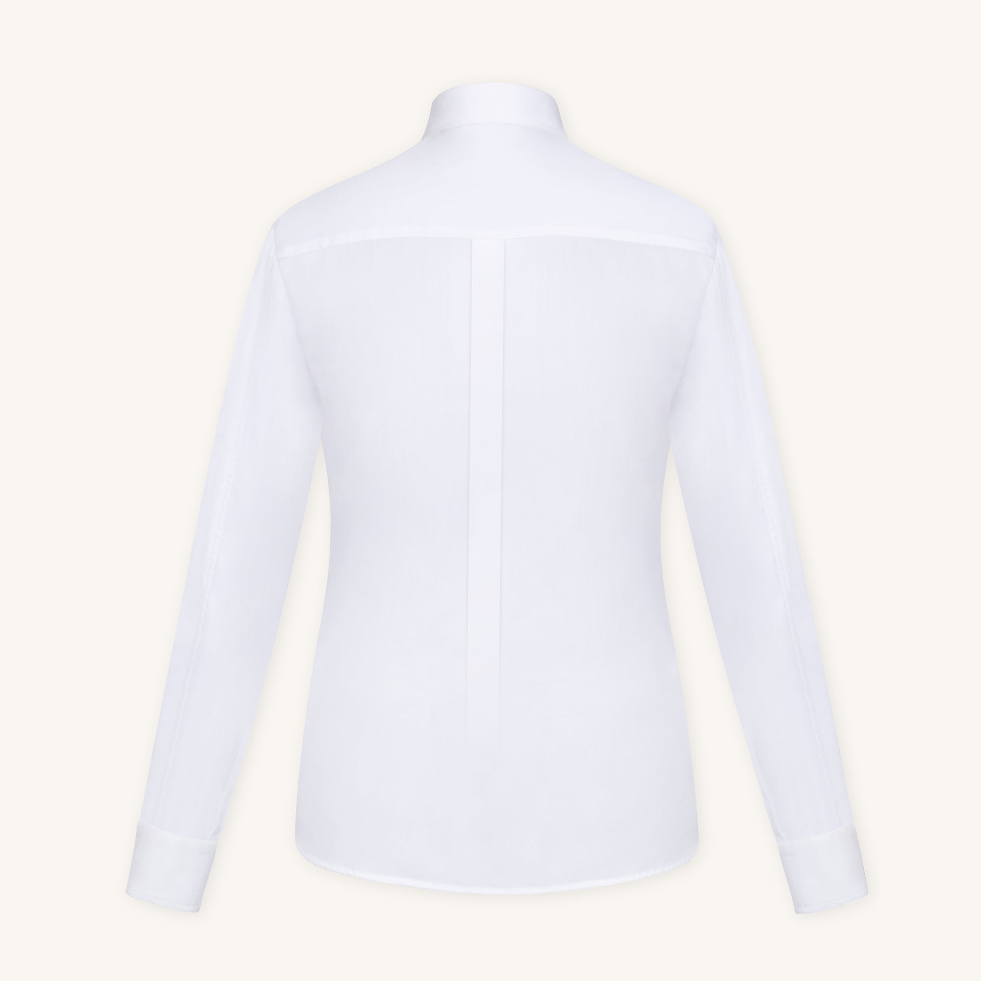 Alba Cotton-Silk Shirt in Blanc