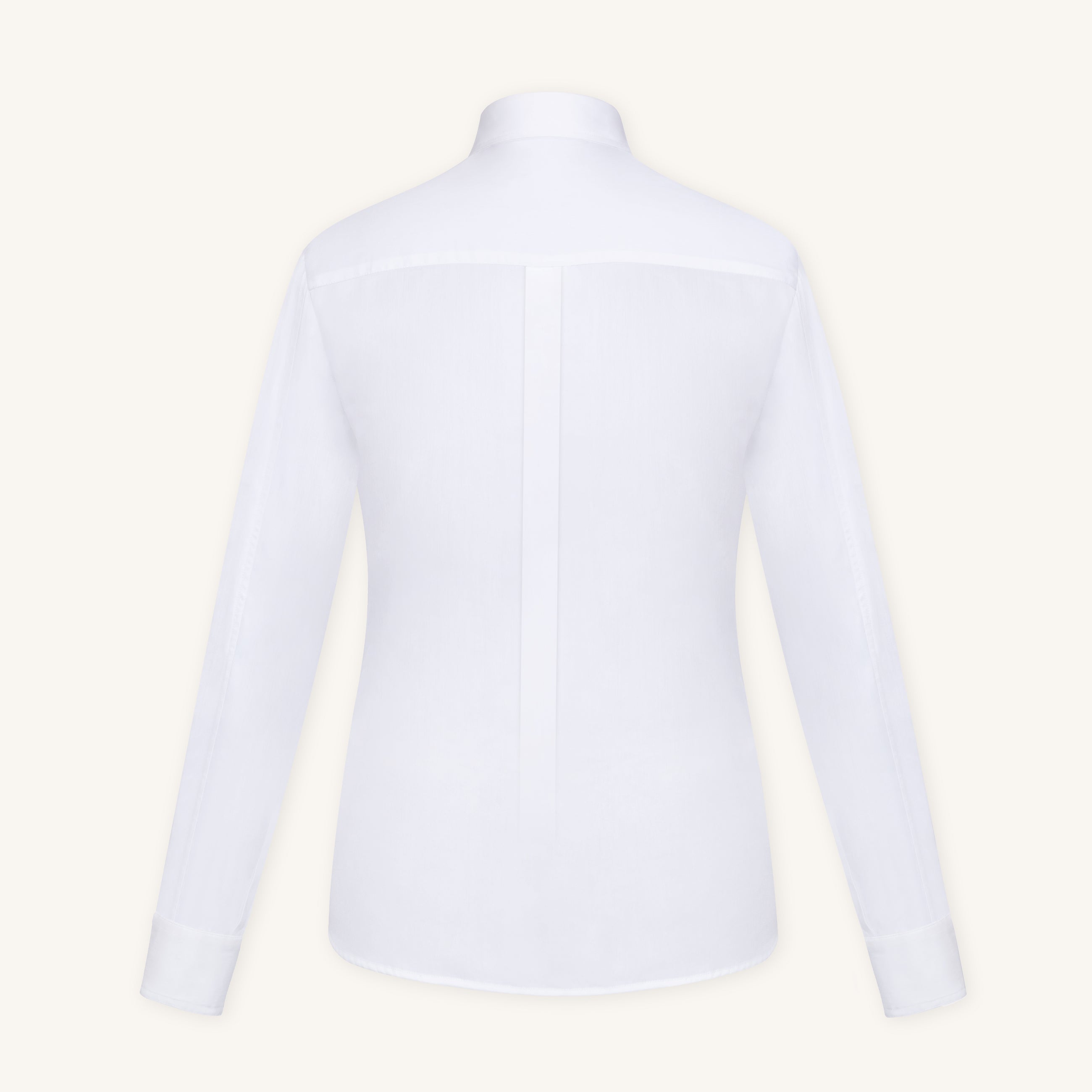 Alba Cotton-Silk Shirt in Blanc