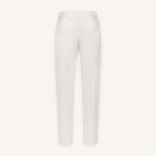 Light-Sand Wool-Silk Trouser