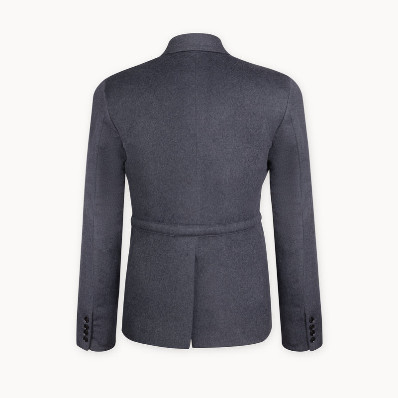 Concerto Cashmere Blazer in Stone Grey