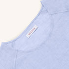 Sera Italian Lino Top in Viola Fog