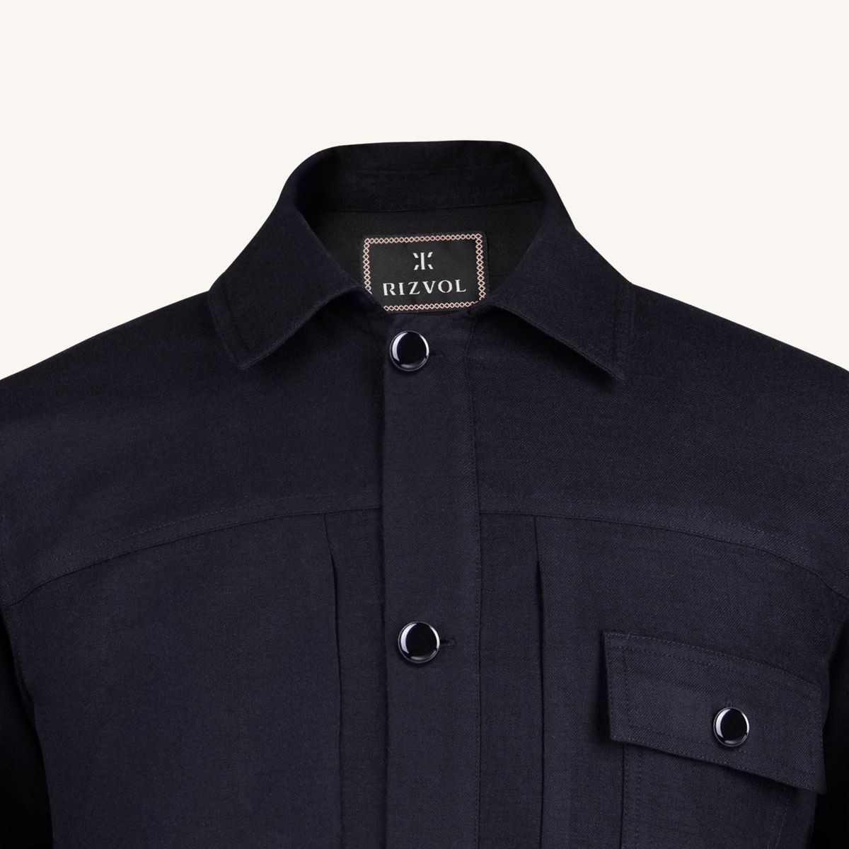 Symphonia Wool-Cashmere Jacket in Cloister Blue