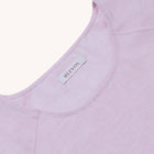 Sera Italian Lino Top in Pink Dust