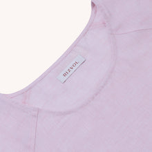 Sera Italian Lino Top in Pink Dust
