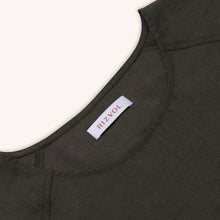 Sera Lino Top in Olive Mist