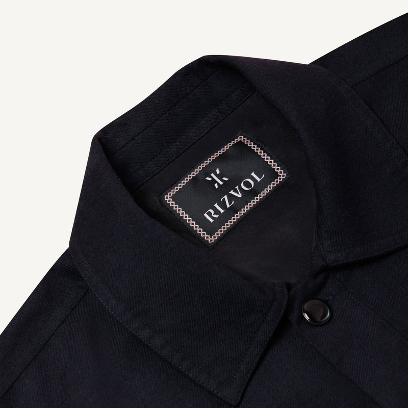 Symphonia Wool-Cashmere Jacket in Cloister Blue