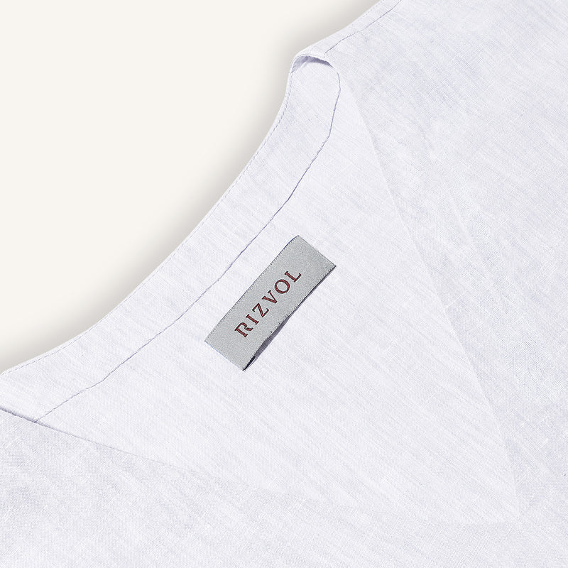 Woman's Milkstone Linen T-Shirt