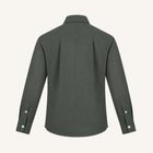 Balmorial Cotton Cashmere Shirt in Forest Olive