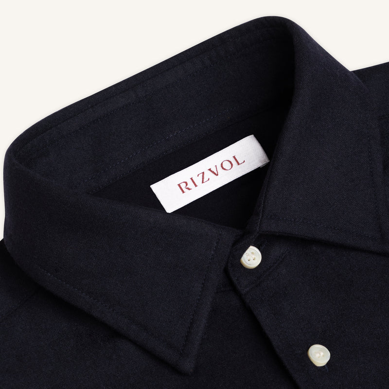 Raga Blue Wool Overshirt