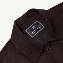 Symphonia Wool-Cashmere Jacket in Sienna Brown