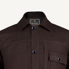 Symphonia Wool-Cashmere Jacket in Sienna Brown
