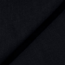 Sera Lino Top in Obsidian Black