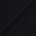 Plissé Cotton Club Shirt in Onyx Black