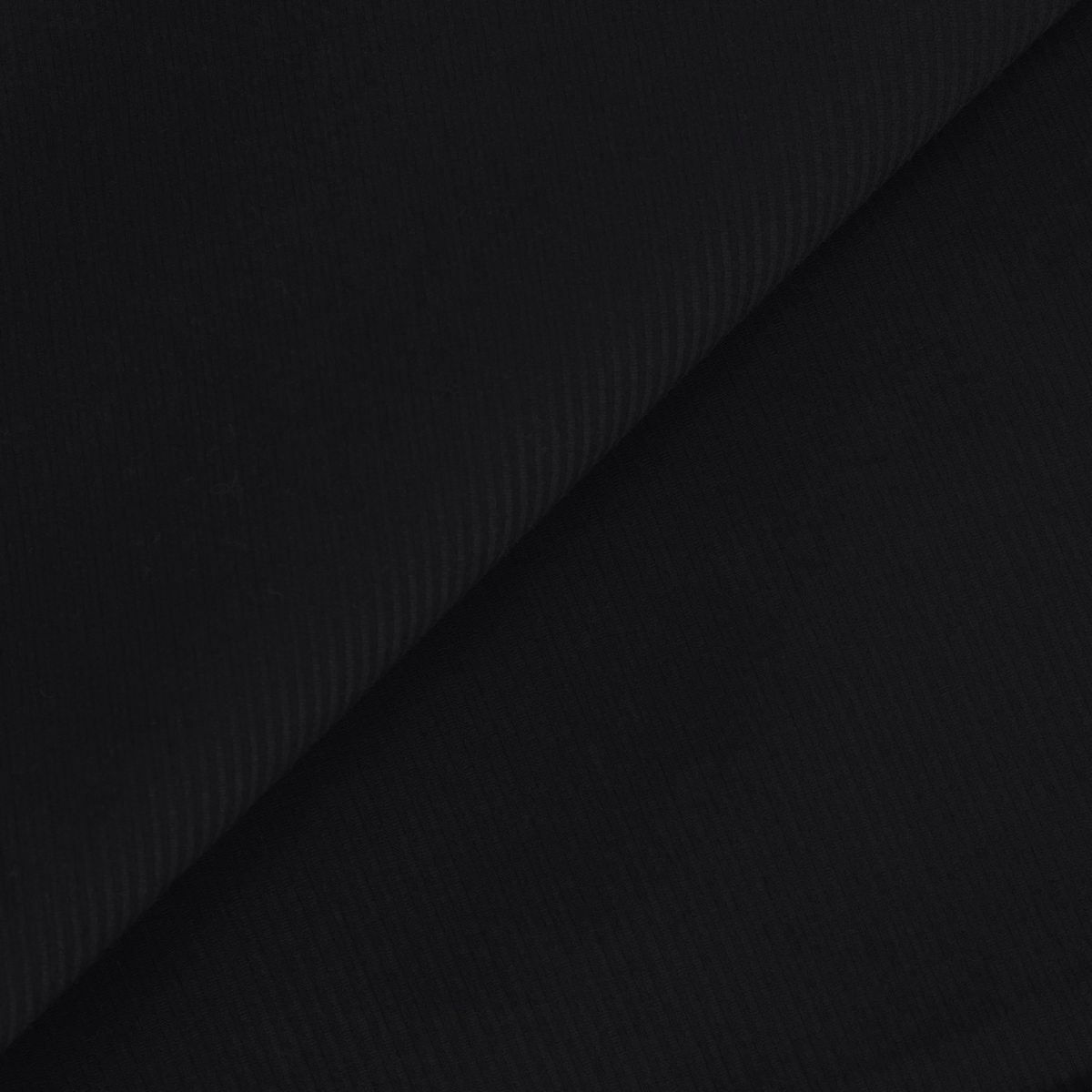 Plissé Cotton Club Shirt in Onyx Black