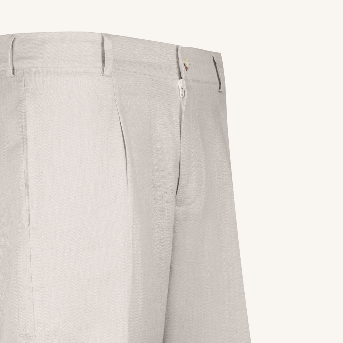 Tuscan Stone Tapered Linen Pants