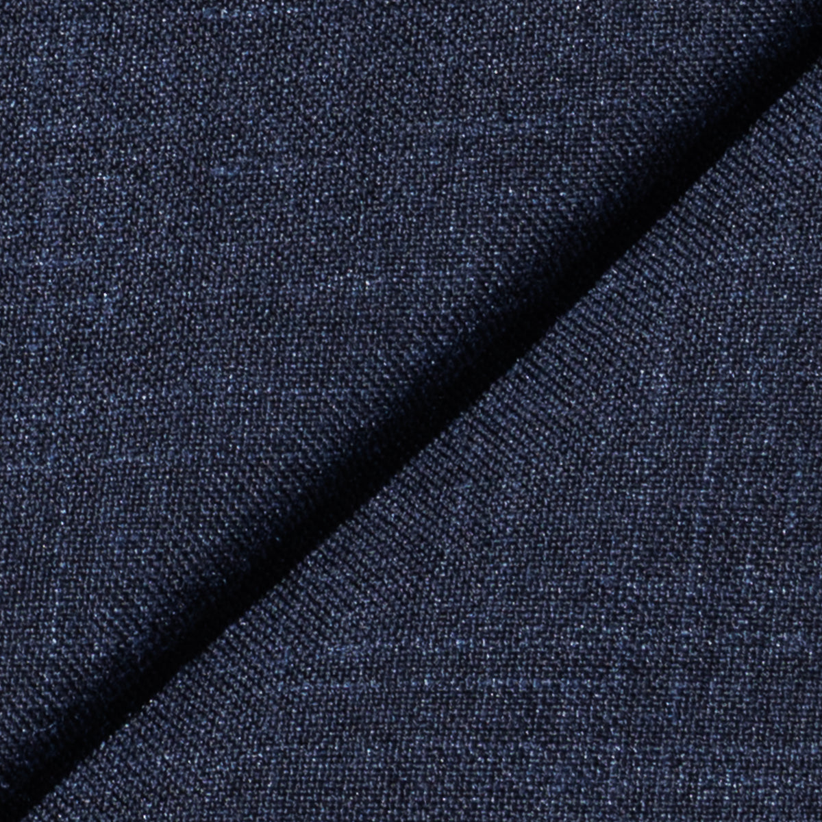 Aria Wool-Silk-Linen Jacket in Navy Mélange