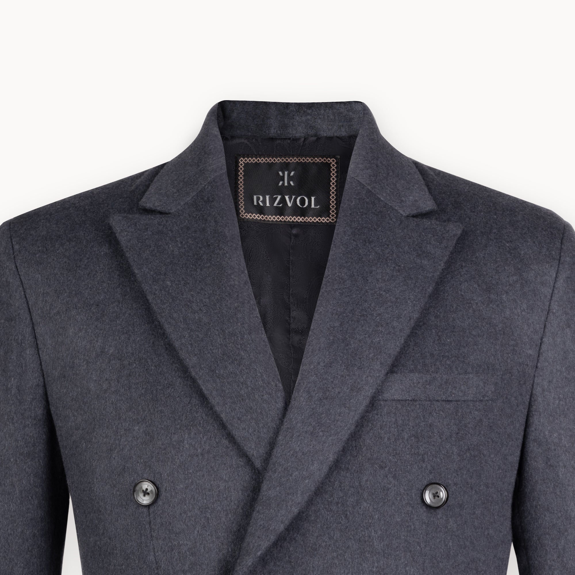Concerto Cashmere Blazer in Stone Grey
