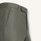 Oliva Scura Italian Linen Trousers