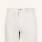 Light-Sand Wool-Silk Trouser