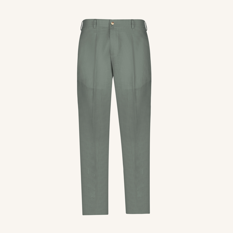 Sage Tapered Linen Pants