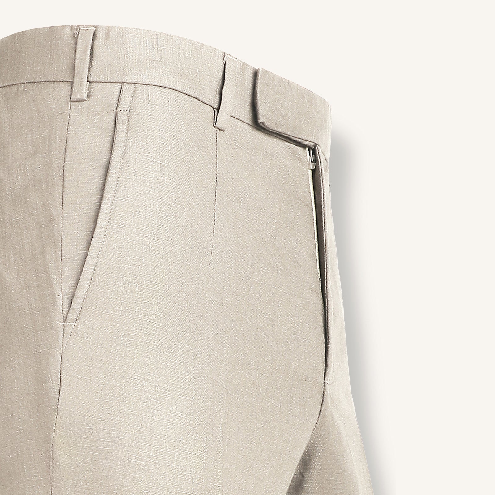 Salt Beige Linen Pant