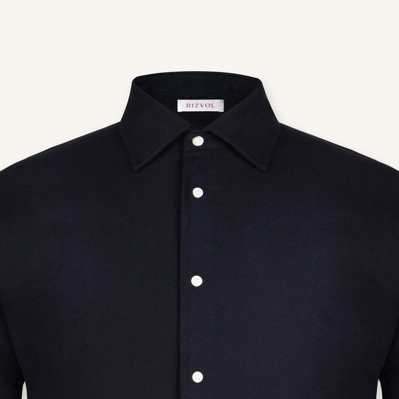 Raga Blue Wool Overshirt