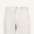 Light Sand Italian Wool-Silk Trousers
