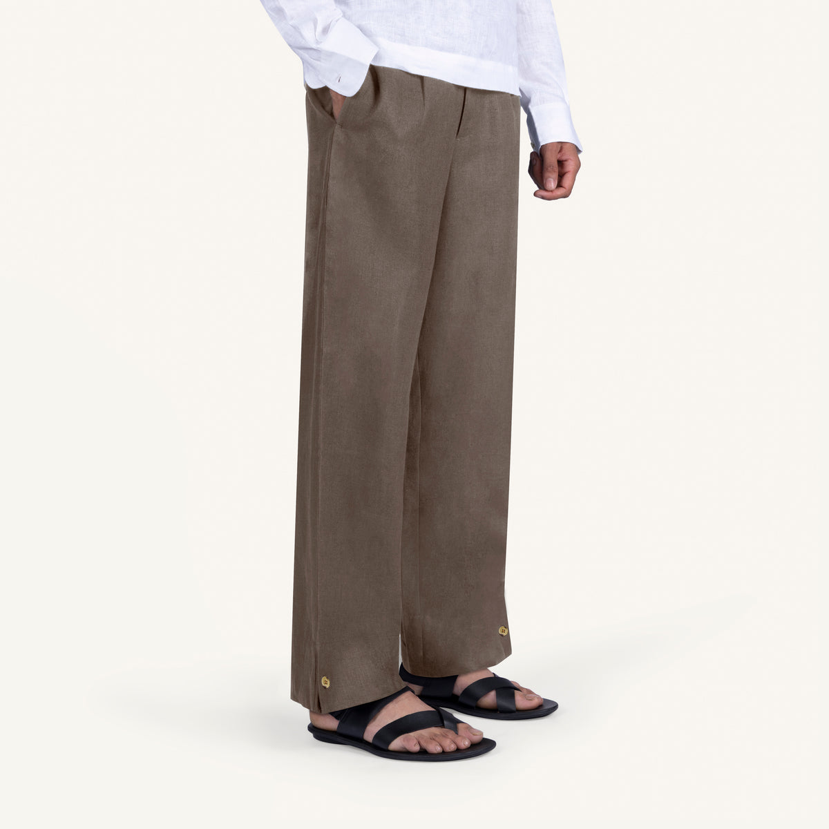Soft Cedar Linen Leisure Pants